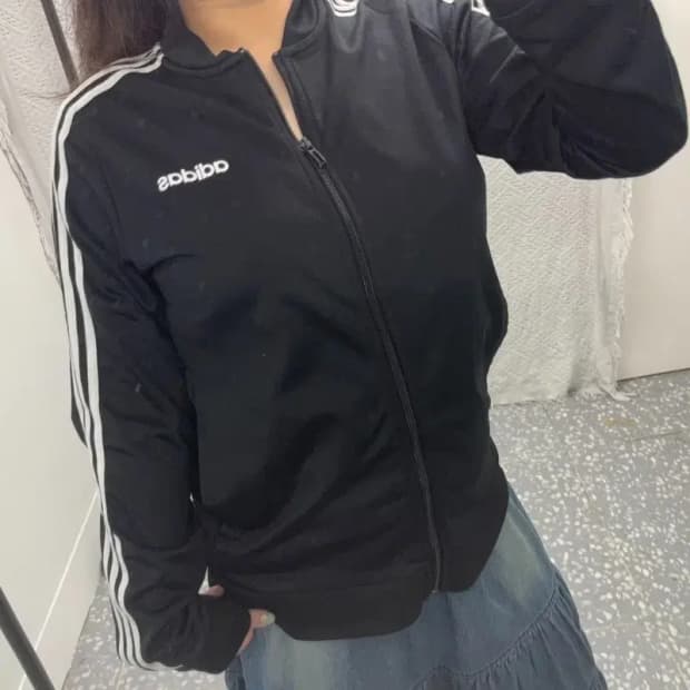 아디다스 스펠아웃 검흰 트랙탑 져지 집업 95 C05859