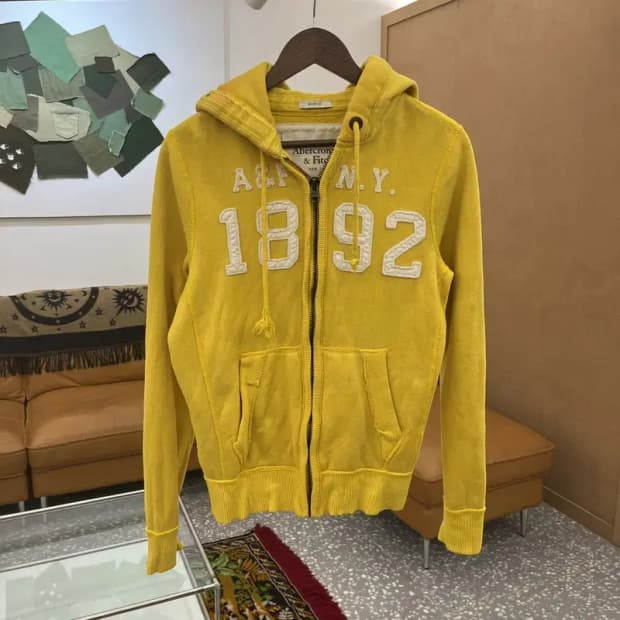 아베크롬비 Y2K 빈티지 약기모 후드집업 90 C05883
