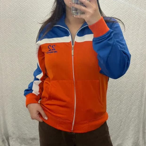 디키즈 스포티 배색 트랙탑 져지 집업 90 C06069