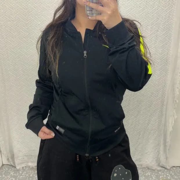 나이키 드라이핏 형광 트랫탑 져지 집업 95 C06101