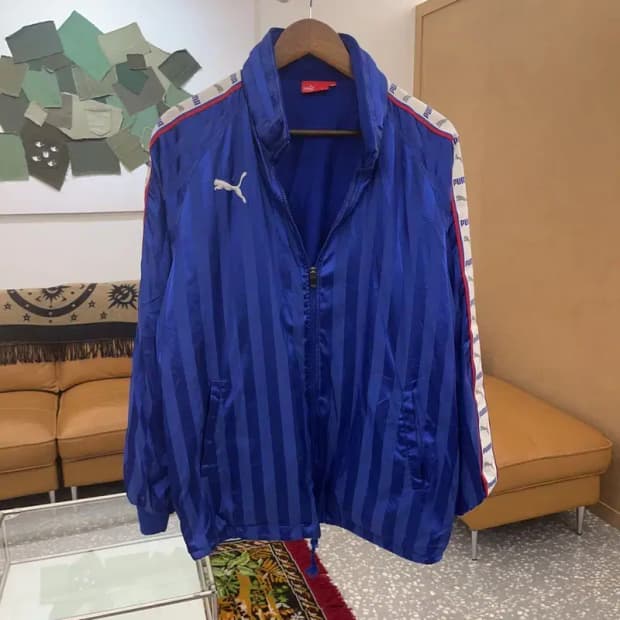 푸마 재팬 올드스쿨 약기모 윈드브레이커 바람막이 100 C06091