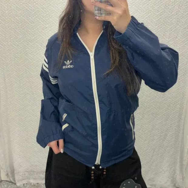 아디다스 90s 재팬 홑겹 윈드브레이커 바람막이 95 C06096