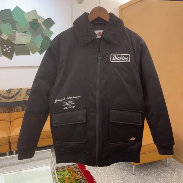 디키즈 쉐르파 카라 오버핏 다운 퀄팅 워크 자켓 100 C06129