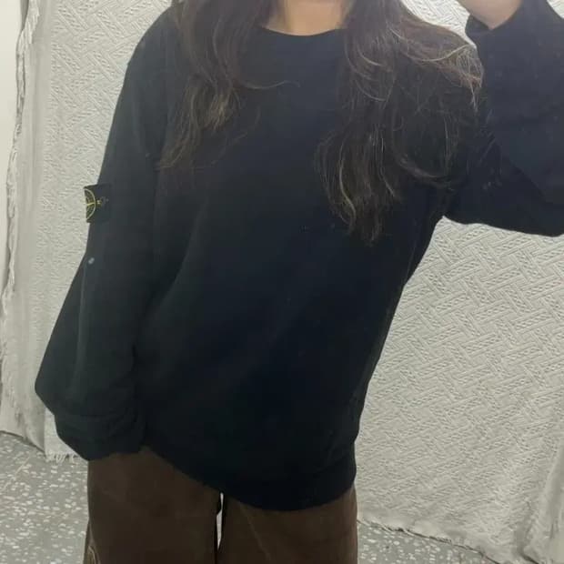 스톤아일랜드 정품 와펜 스웻셔츠 맨투맨 105 C06176