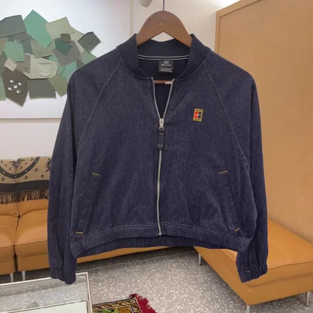 나이키 드라이핏 크롭 데님 트랙탑 자켓 집업 95 C06208