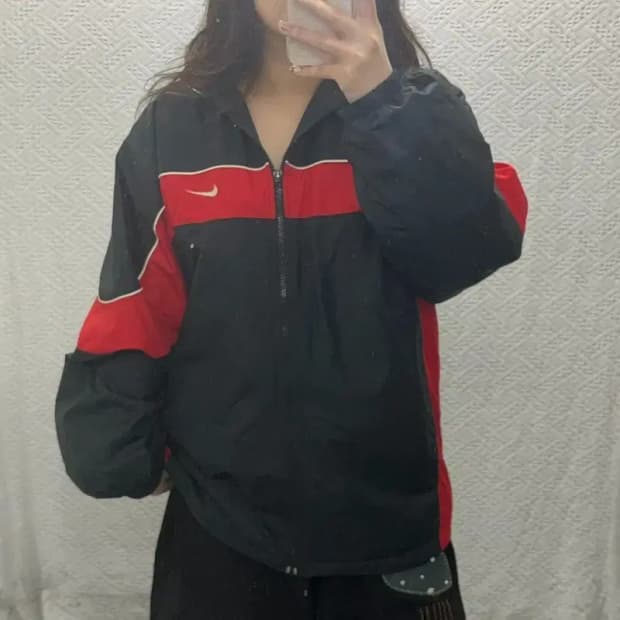 나이키 00s 올드스쿨 오버핏 누빔 후드 점퍼 105 C06215