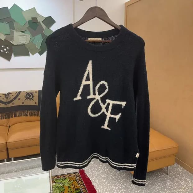 아베크롬비 빅로고 니트 스웨터 90 C06235