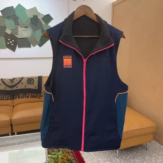 아디다스 리버시블 양면 후리스 베스트 조끼 100 C06237