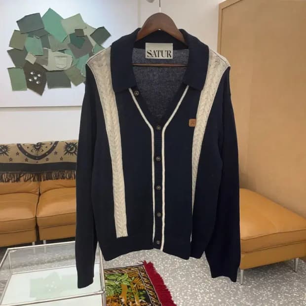 세터 파로 블렌드 캐시미어 울 니트 가디건 105 C06281