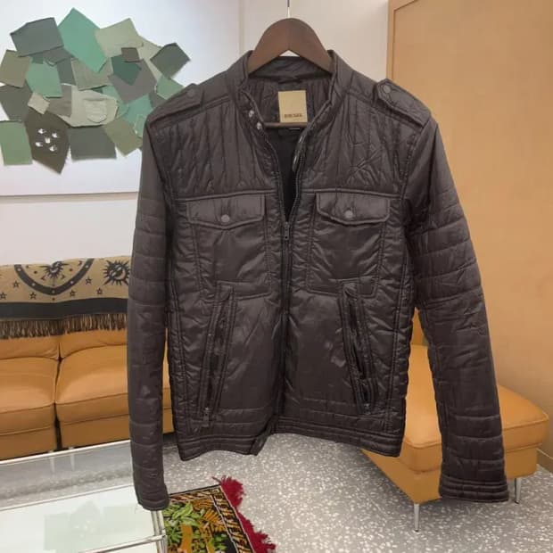 디젤 정품 라이더 유틸리티 경량 패딩 자켓 90 C06343