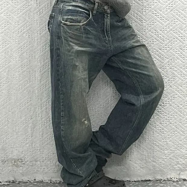 리바이스 569 루즈 스트레이트 핏 데님 청바지 32인치 C06425