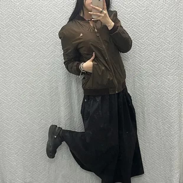 버버리 올드스쿨 리버시블 양면자켓 블루종 95 C06475