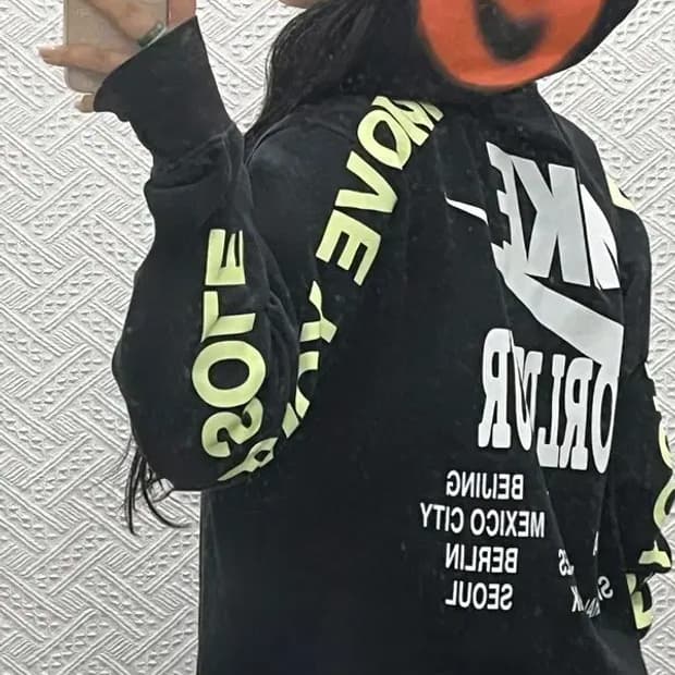 나이키 NSW 월드투어 트리플 스우시 후드티 L C06532