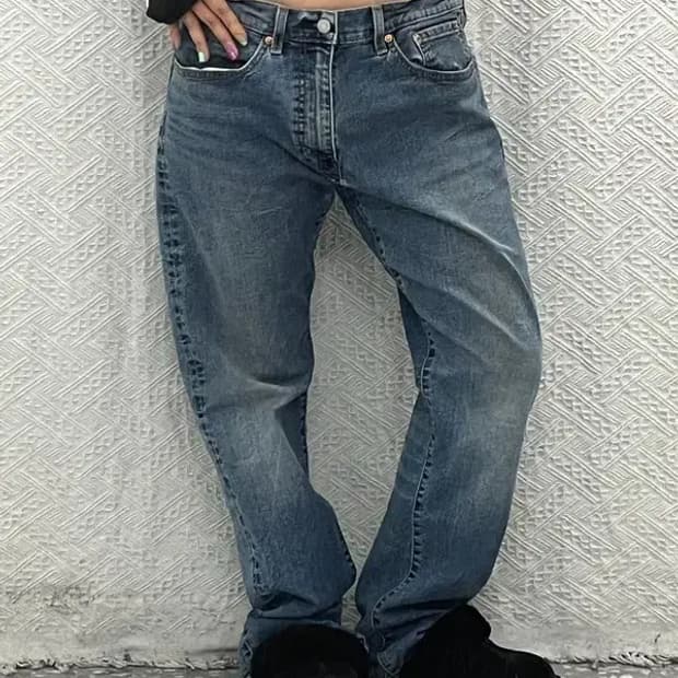 리바이스 505 빈티지 베이직 데님팬츠 34인치 C06591