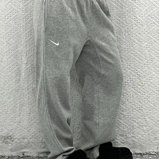나이키 빈티지 베이직 기모 트레이닝 팬츠  L C06588