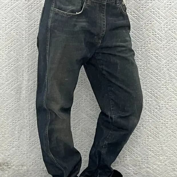 캘빈클라인 올드스쿨 빈티지 세미 와이드 데님 팬츠 31인치 C06592