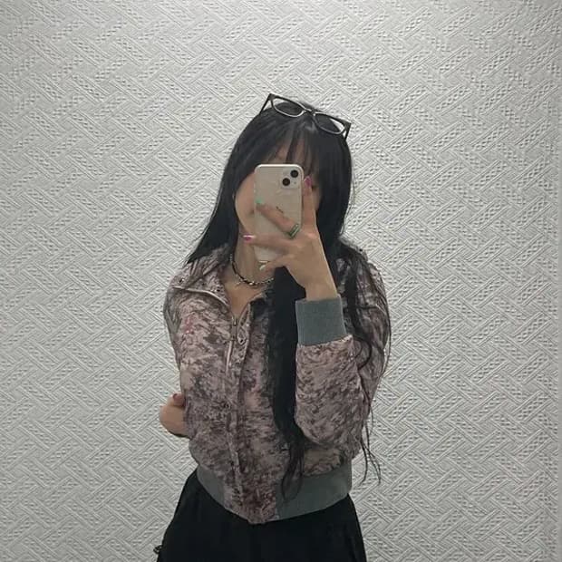 MLB 올드스쿨 빈티지 딸기우유 덕다운 숏패딩 90 C06601