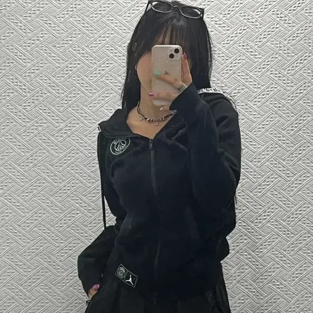 조던X파리생제르망 희귀 빈티지 후드집업  S C06609