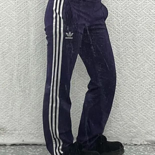 아디다스 베이직 Y2K 파이어버드 퍼플 트랙팬츠 95 C06748