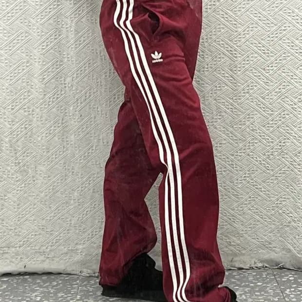 아디다스 클래식 유로파 버건디 트랙팬츠  XL C06749