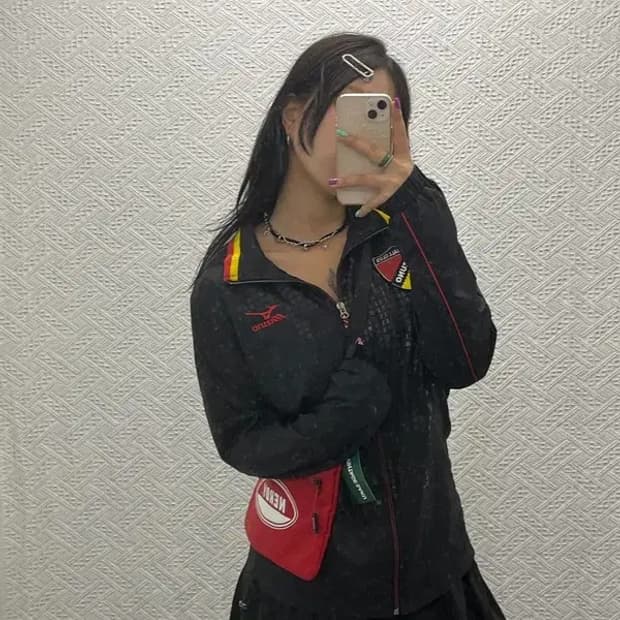 미즈노 풋볼클럽 올드스쿨 스포티 윈드브레이커 바람막이 M C06732