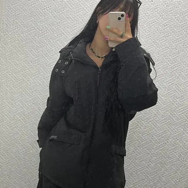 퀵실버 올드스쿨 덕다운 오리털 패딩 XL C06827