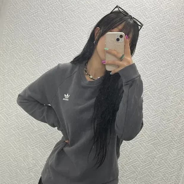 아디다스 모던룩 유로파 베이직 스웻셔츠 맨투맨 XL C06823