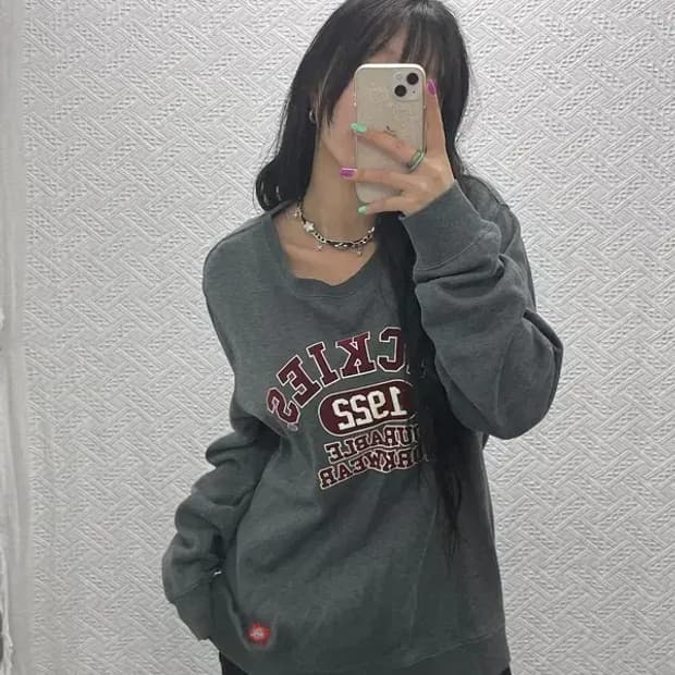 디키즈 올드스쿨 빈티지 약기모 맨투맨 스웻셔츠 XL C06882