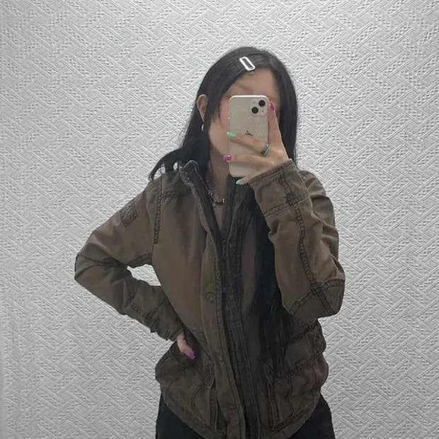 아베크롬비 밀리터리 워크웨어 야상 자켓 S C06896