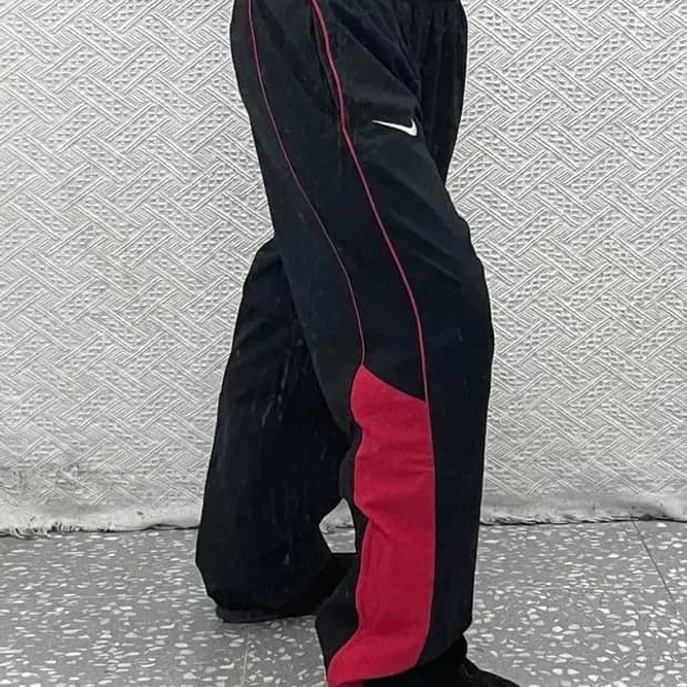 나이키 90's 올드스쿨 배색 사이드라인 밴딩 트랙팬츠 XL C06951