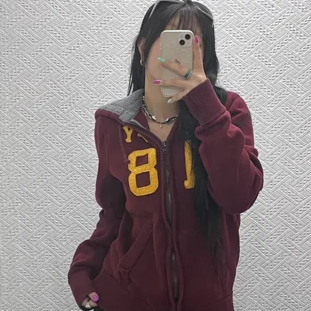 아베크롬비 Y2K 빈티지 후드집업 M C06971