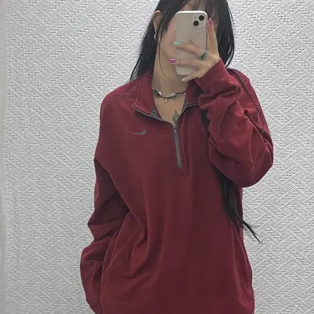 나이키 써마핏 반집업 스웻셔츠 맨투맨 L C06973