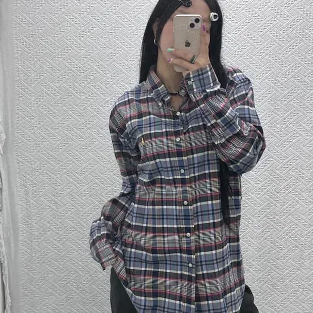 폴로 랄프로렌 파머룩 컨트리 체크 셔츠 L C07027
