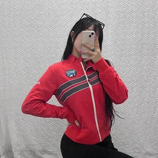 아식스 올드스쿨 모터사이클 레이싱 패치 자켓 95 C07061