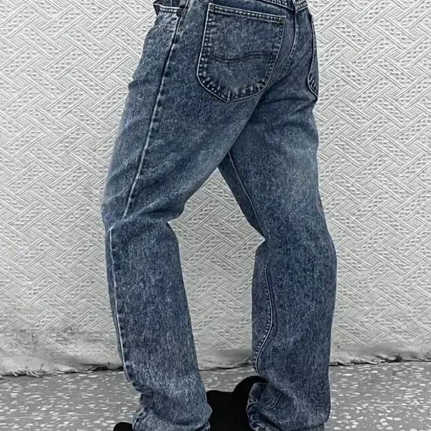 리 LEE 1889 빈티지 레트로 워싱 데님 팬츠 31인치 C07072