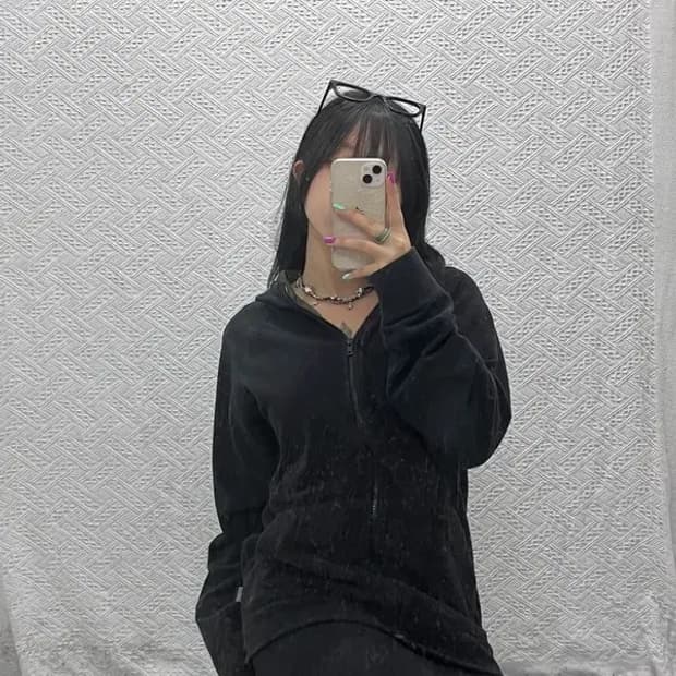 스투시 올드스쿨 베이직 모던 폭닥 후리스 집업 L C07066