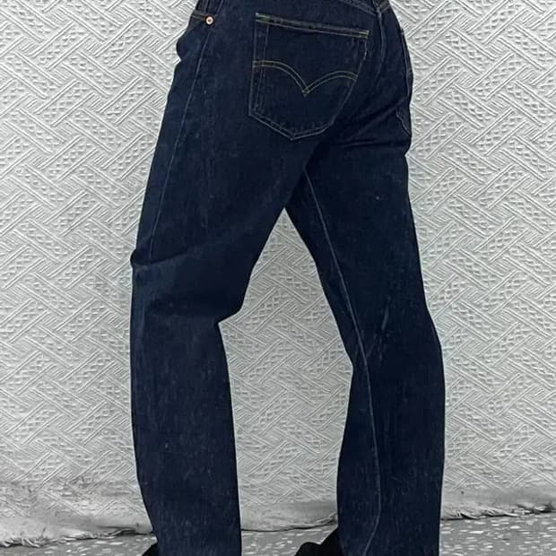 리바이스 501 빈티지 그런지 디테일 데님 팬츠 32인치 C07074