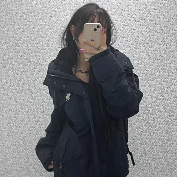 아베크롬비 캐주얼 약기모 바람막이 야상자켓  XL C07078