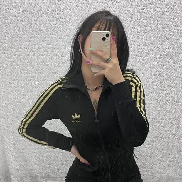 아디다스 90's Y2K 검골 트랙탑 져지 집업 85 C07086