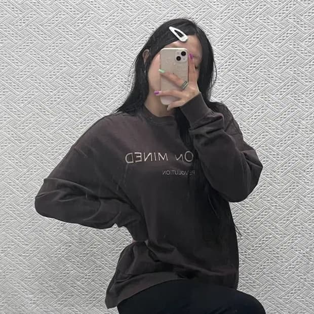 메종미네드 빈티지 레이어드 롱슬리브 S C07125