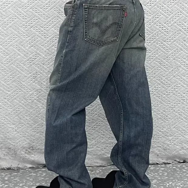 리바이스 559 빈티지 디스트로이드 워싱 데님팬츠 36인치 C07141