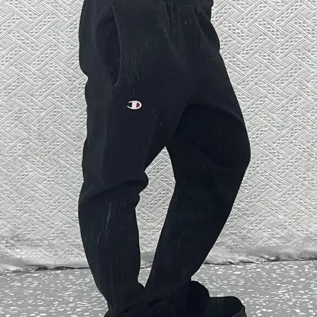 챔피언 리버스위브 자수로고 기모 조거 트레이닝 스웻팬츠 M C07140