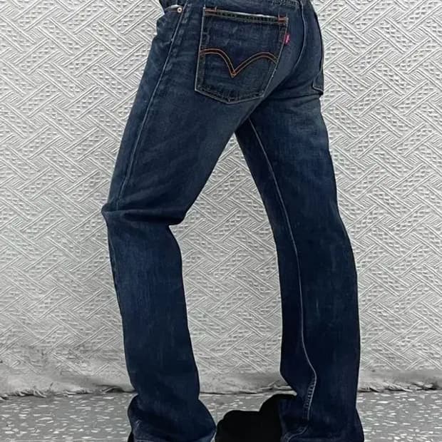 리바이스 523 빈티지 레트로 오렌지패치 데님팬츠 30인치 C07144