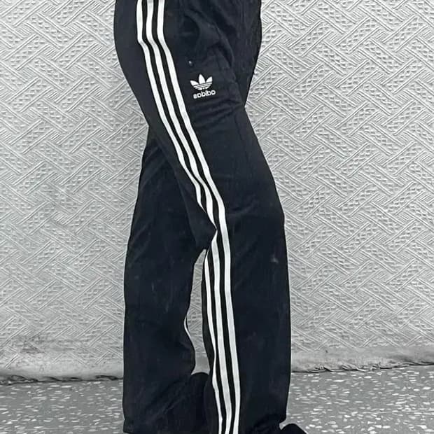 아디다스 베이직 오리지널 삼선 대장핏 트랙팬츠 90 C07195