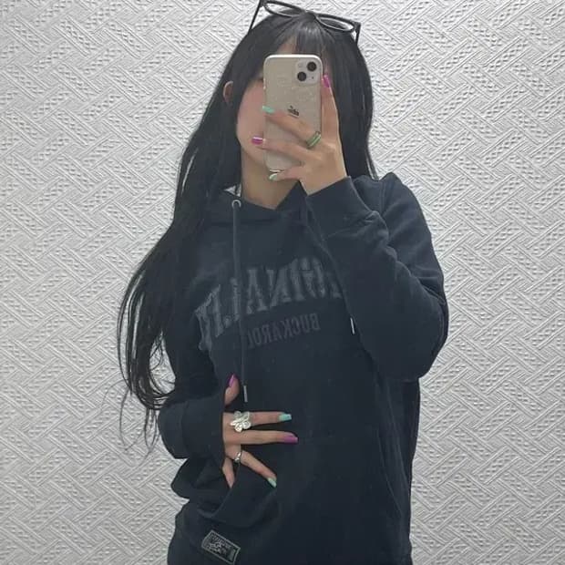 버커루 스트릿 힙합 약기모 후드티 M C07160