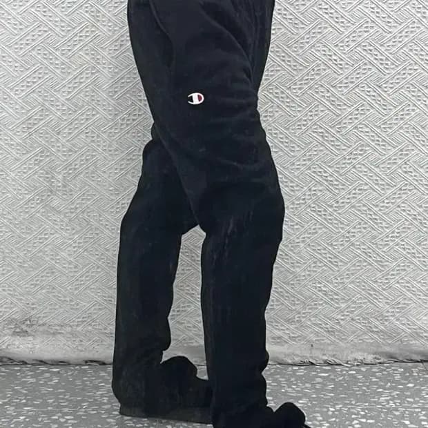 챔피언 리버스위브 자수로고 기모 조거 스웻팬츠  M C07192