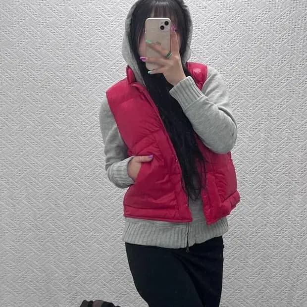 폴로 랄프로렌 90's 레트로 컬러 패딩 조끼 M C07205