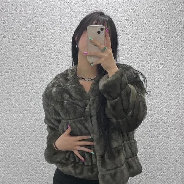 자라 핀터감성 락시크 힙 퍼자켓 M C07206