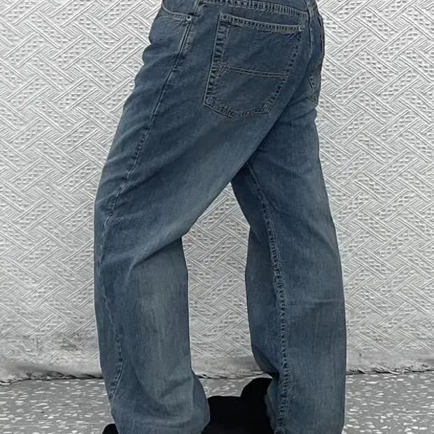 폴로 랄프로렌 올드스쿨 빈티지무드 워싱 데님팬츠 32인치 C07234