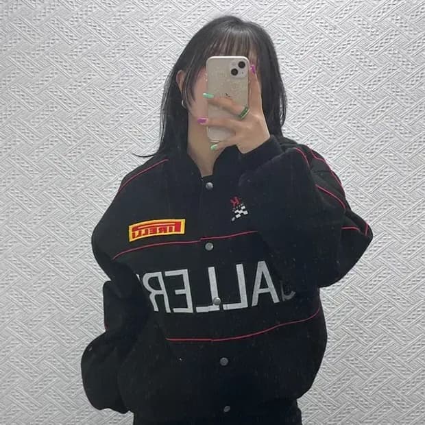 빈티지 스트릿 모터사이클 희귀 레이싱 자켓 F C07218